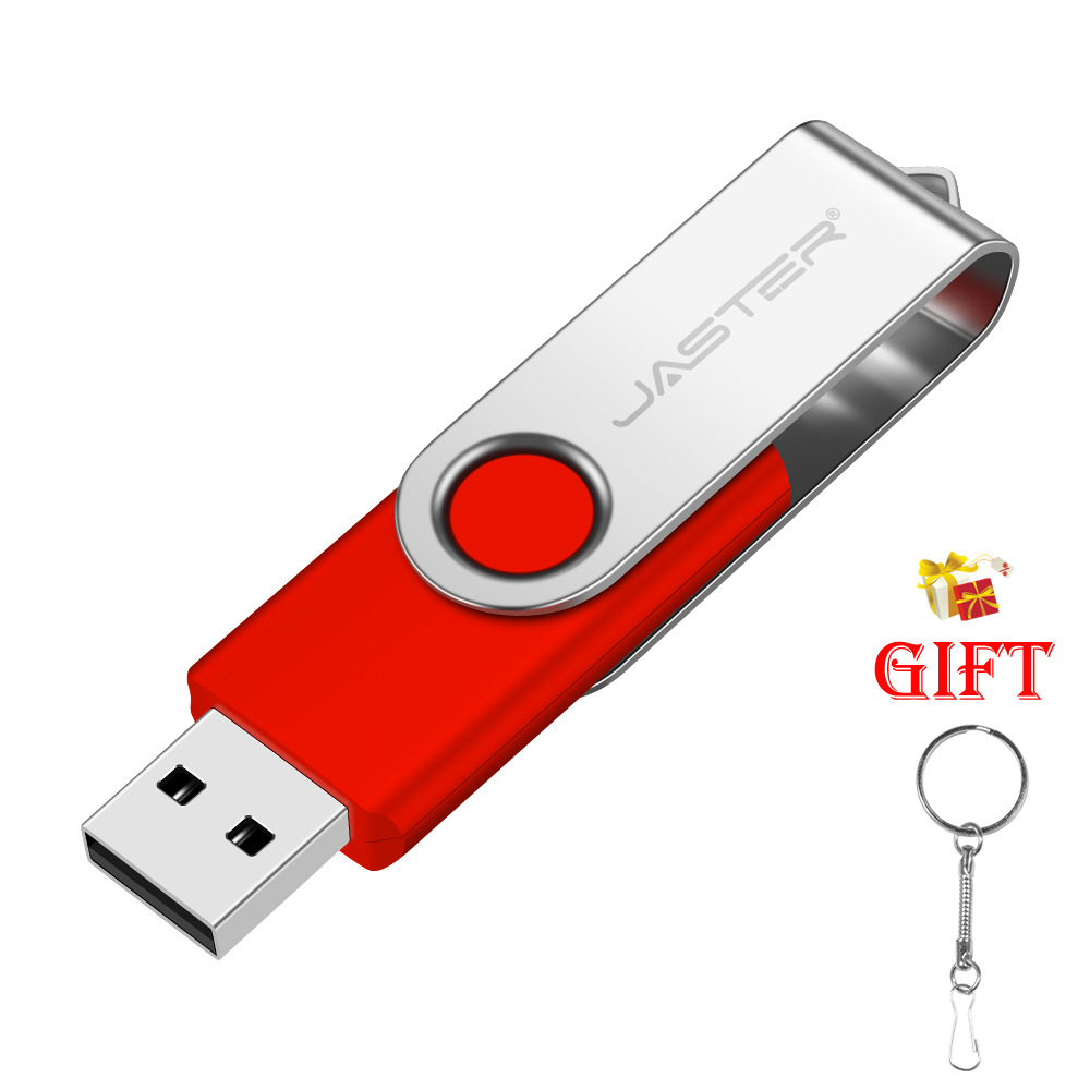 Picture of Large capacity U disk wholesale lettering USB 8g16g rotating metal U disk LOGO engraving gift U disk 32g