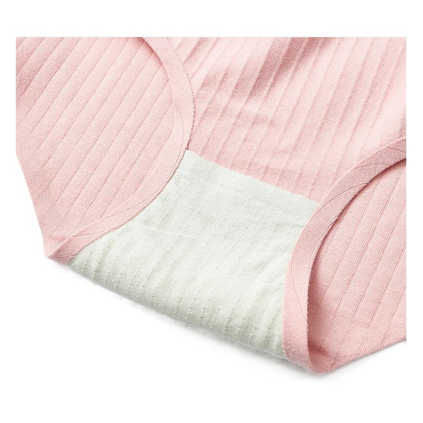 New one-piece underwear women's cotton girl's mid-waist briefs women's seamless underpants comfortable Wormwood summer