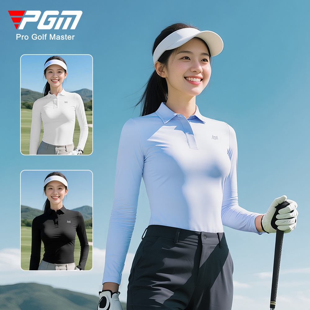 PGM Golf Clothing Women's Long Sleeve T-Shirt High Elastic Comfortable Top Slim Look High Factory Outlet