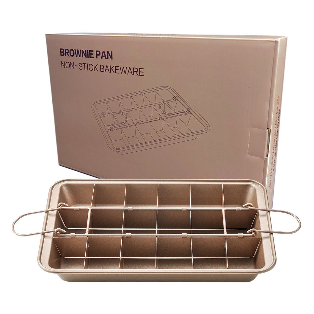 Thickened Brownie Mold Cake Baking Mold Solid Bottom Baking Pan Cake Mold Oven Baking Bread Box