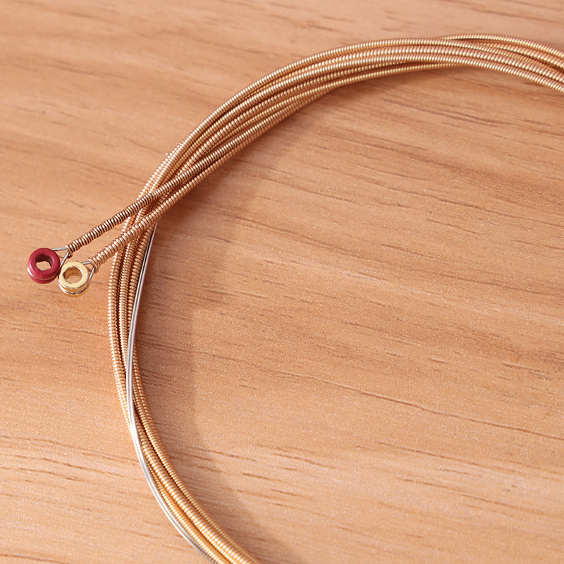 Picture of Guitar Strings Electric Guitar 16052 Brass Set Coated Phosphor Copper Classical Musical Instrument Guitar Acoustic Guitar Strings