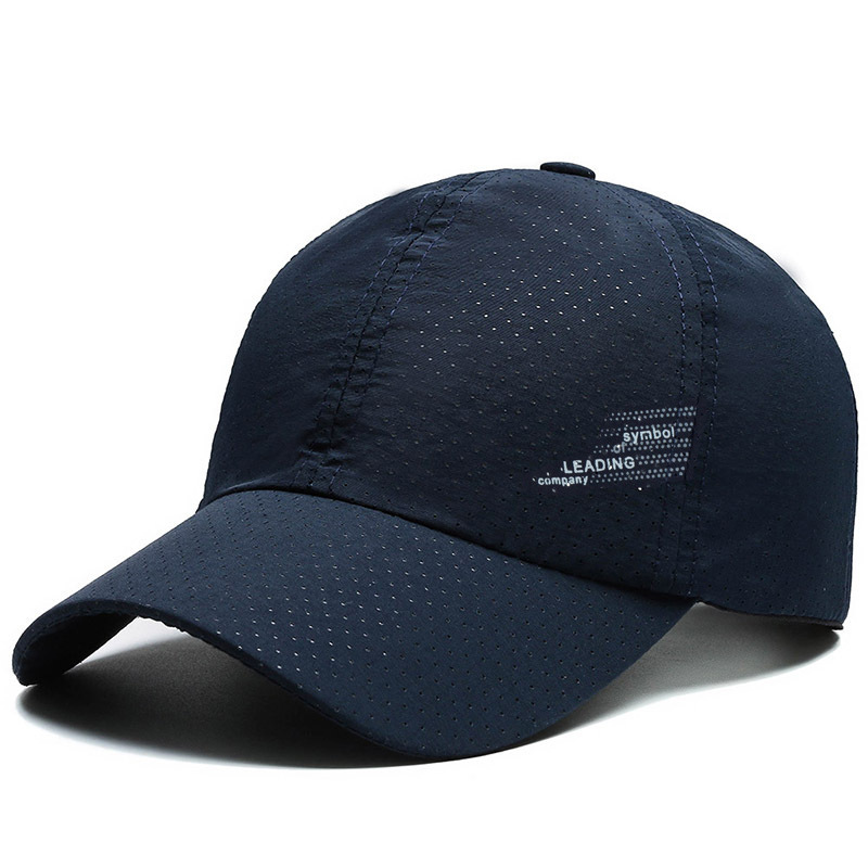 Picture of Hat summer new breathable perforated quick-drying cap men's fishing sunscreen baseball cap riding travel sports cap