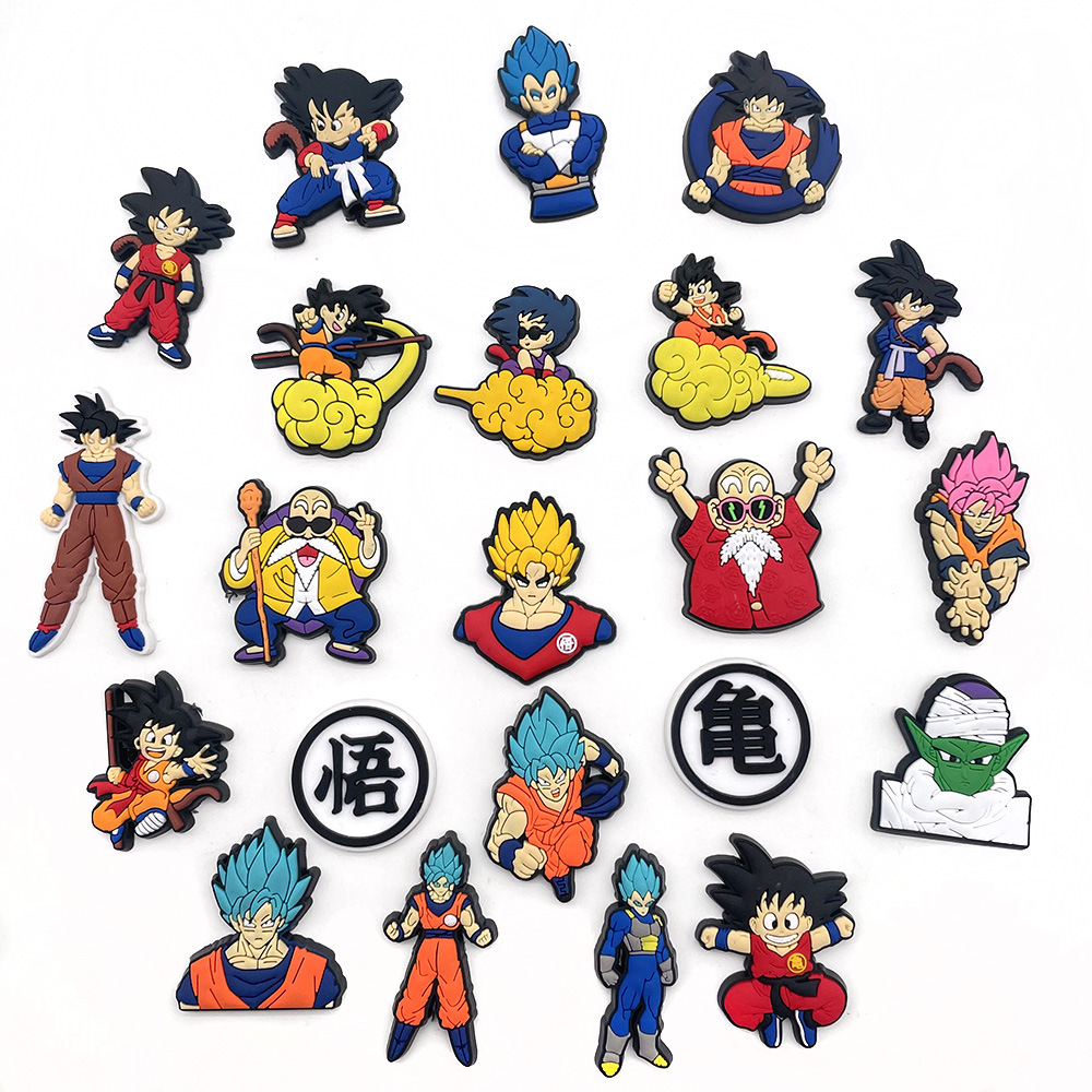 Picture of New Dragon Ball Combination Hole Shoes Shoe Flower Amazon AliExpress Hot Sale Garden Shoes Decorative Buckle Accessories
