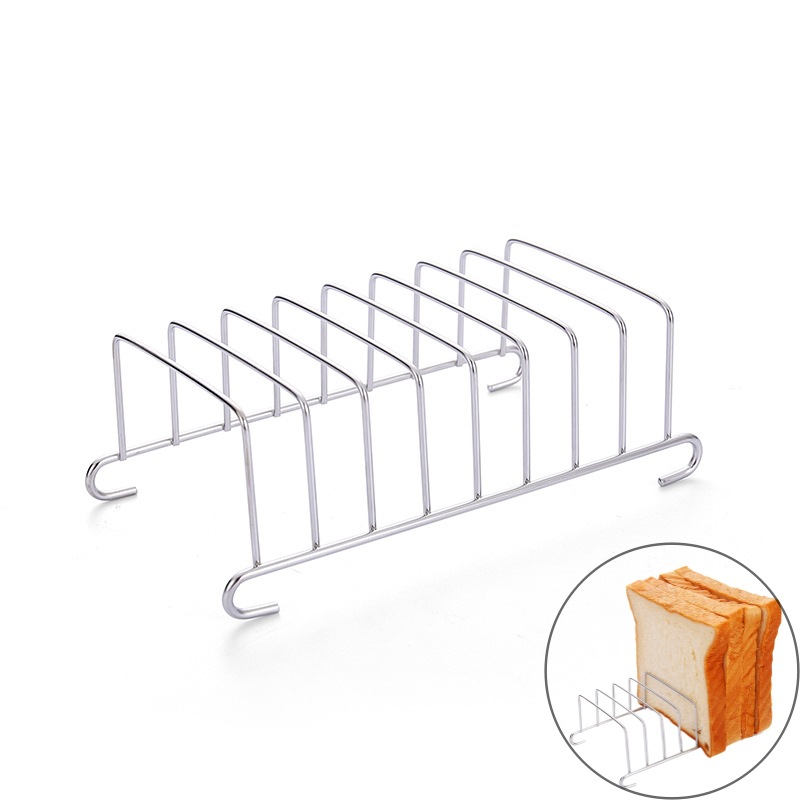 Picture of Air fryer barbecue rack 304 stainless steel vertical kebab rack dehydrating rack barbecue stand toast bread rack