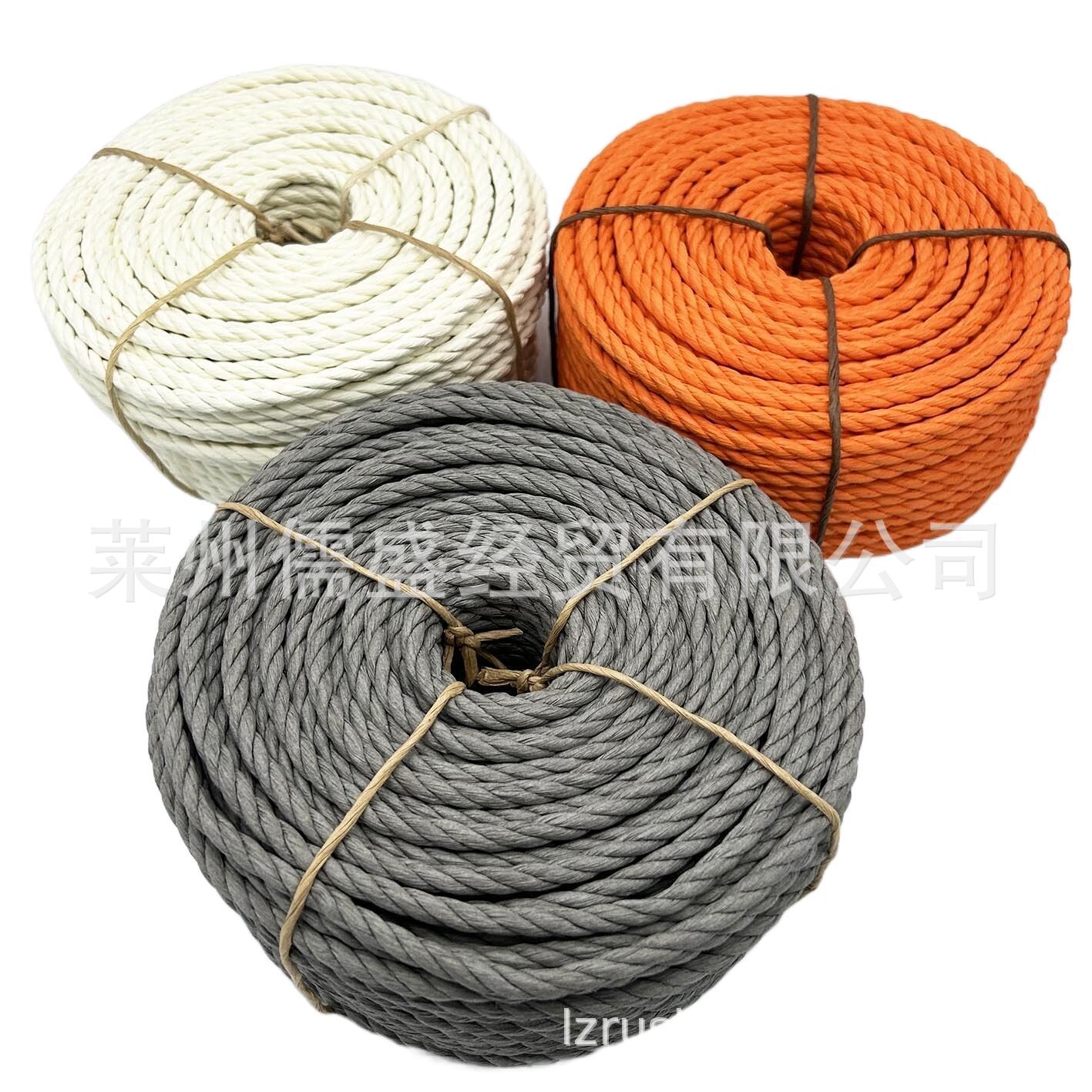 Factory supply 6MMDIY cat climbing frame material cat grab column special three strands of kraft paper rope no smell no barbs