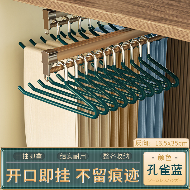 Picture of Non-Slip Goose-Shaped Clothes Hanger for Home Use, Goose-Shaped Pants Hanger, Pants Clip, Traceless Z-Shaped Design, Wholesale from Manufacturer, Creative