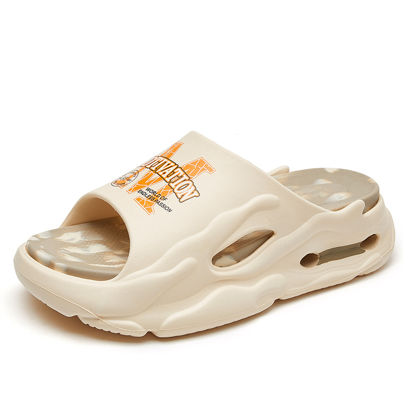 Picture of Classic Thick-Soled Flip-Flops for Men, Summer Outdoor Non-Slip Beach Shoes, Soft-Soled Comfortable Women's Slippers, Trendy Casual