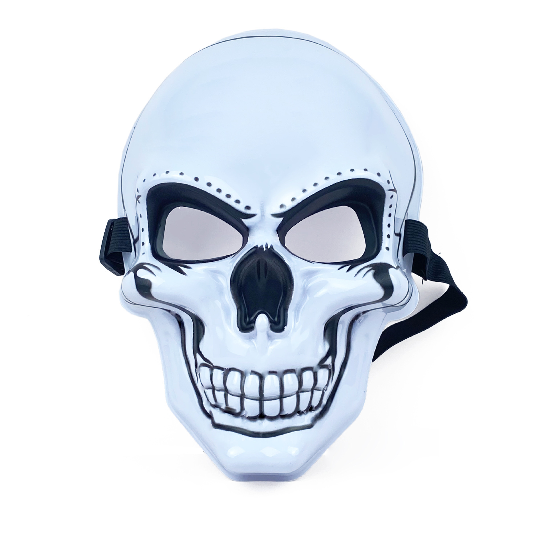 Picture of Amazon Halloween Skull Glowing Mask European and American Movie Horror Funny Full Face LED Mask Channel