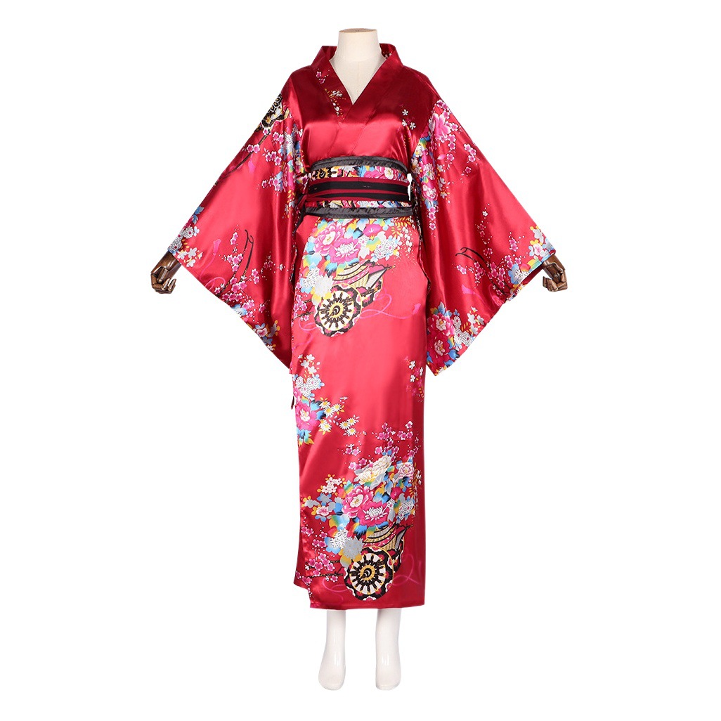 Picture of Japanese traditional ladies dress bathrobe animation performance photo suit kimono stage performance cosplay costume