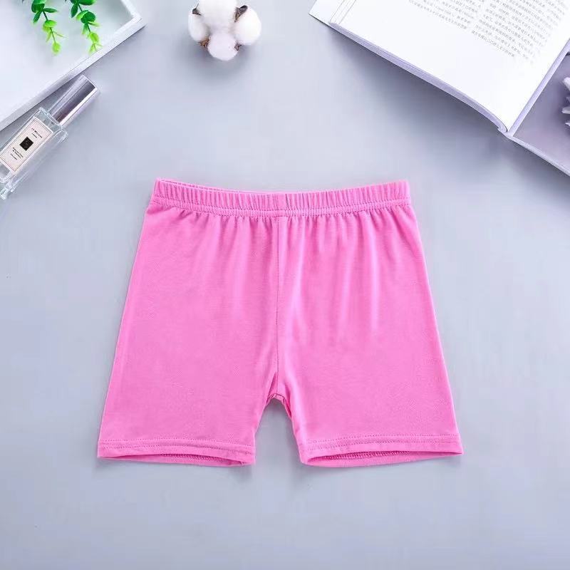 Picture of Girls' Safety Pants Anti-running Light Summer Thin Children's Modal Insurance Pants Cotton Triple Pants Girls' Boxer Shorts