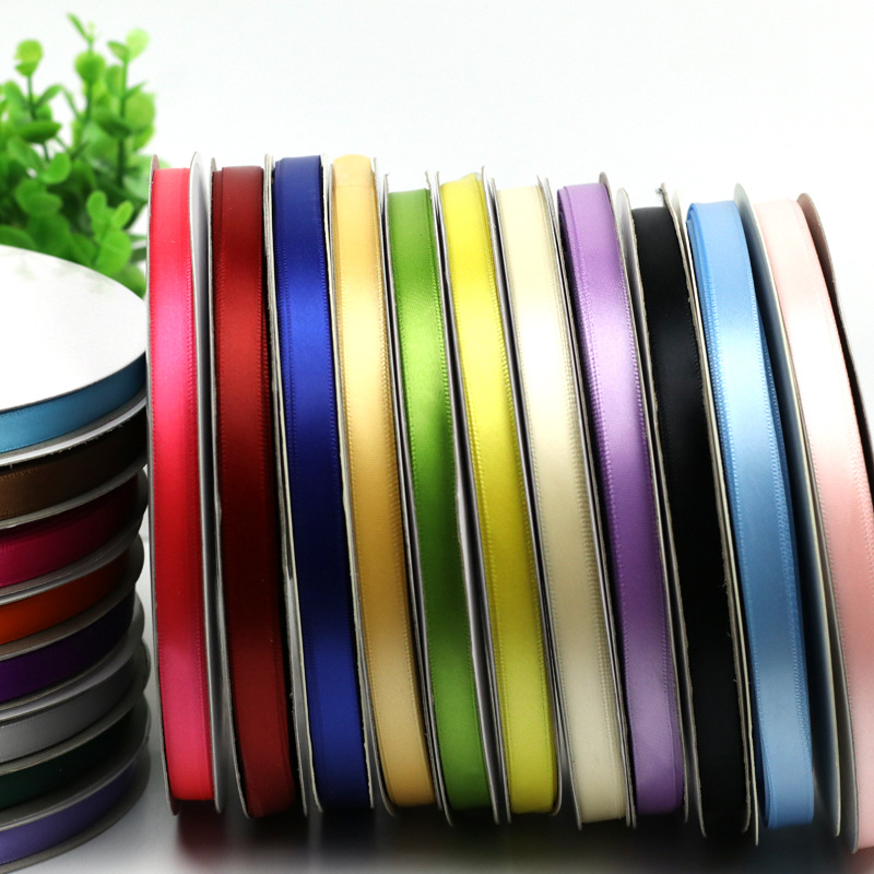 in stock 1cm encrypted polyester satin ribbon ribbon ribbon color ribbon factory size textile accessories