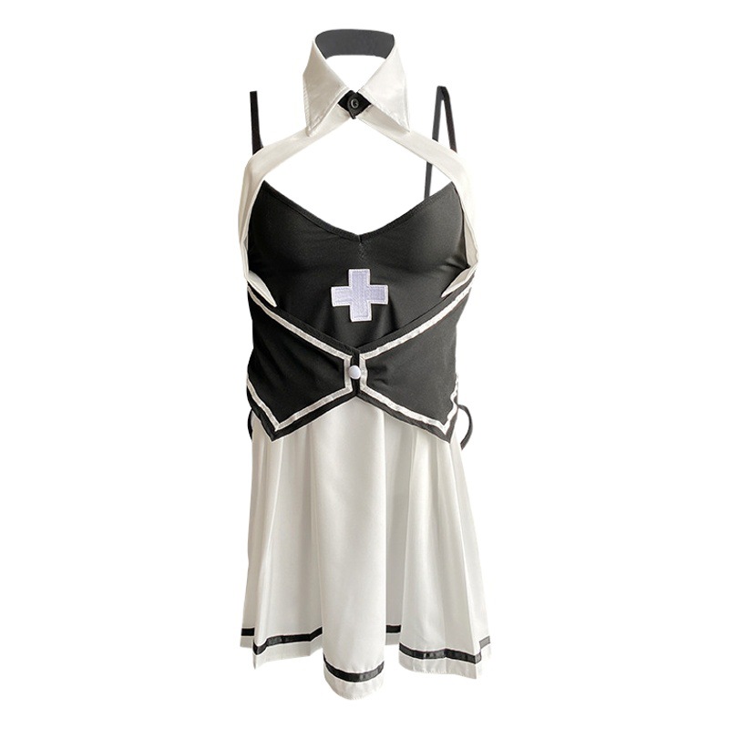 Lin Lin Ting Sexy Lingerie Female Sexy Nurse Temptation Pajamas Uniform Bed No Need to Take Off Hot Flirting Suit 2724