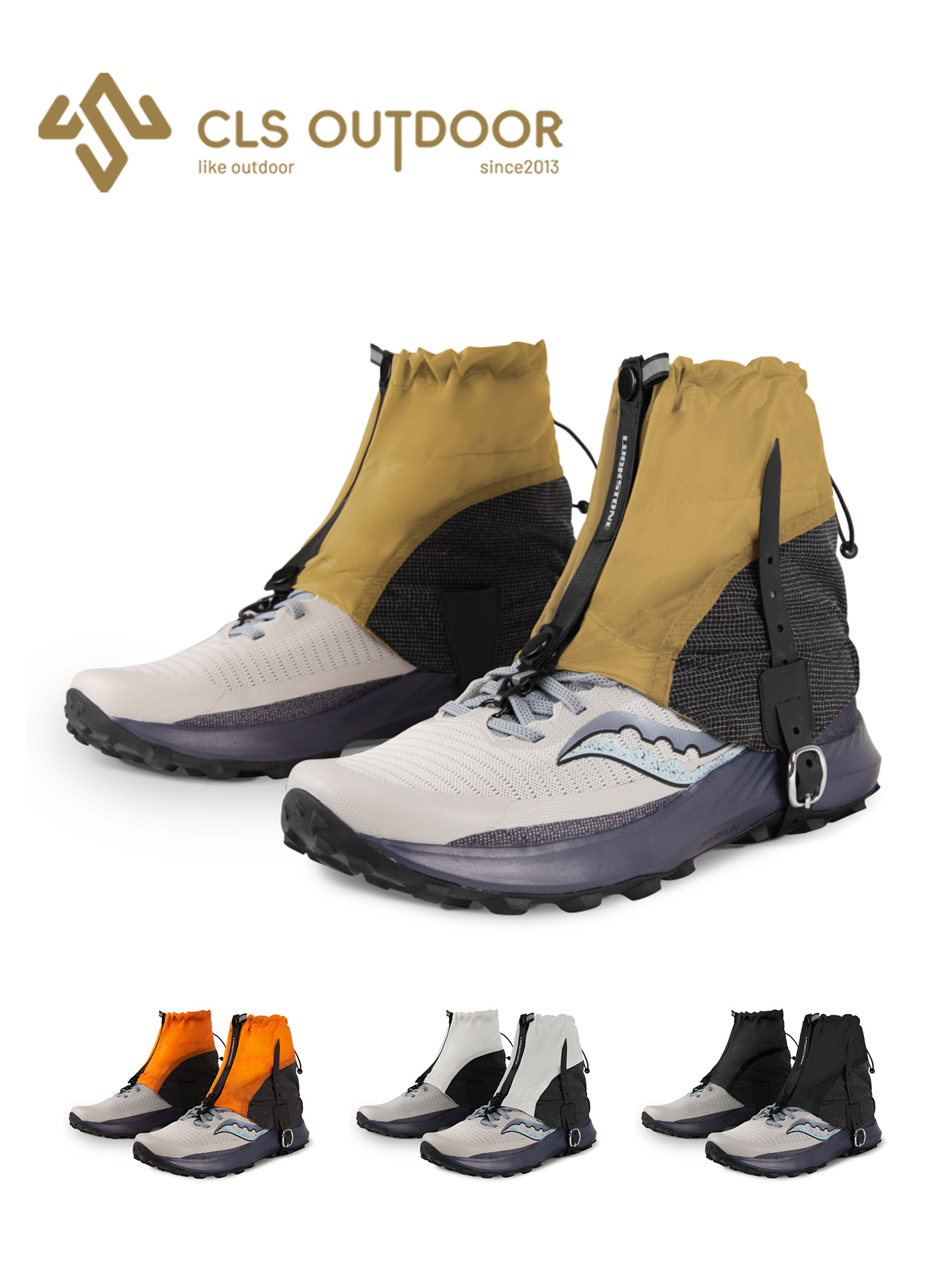 CLS Outdoor Low-Top Foot Cover 2.0 Upgraded Waterproof Lightweight Desert Off-Road Sandproof Shoe Cover Hiking Snow Cover