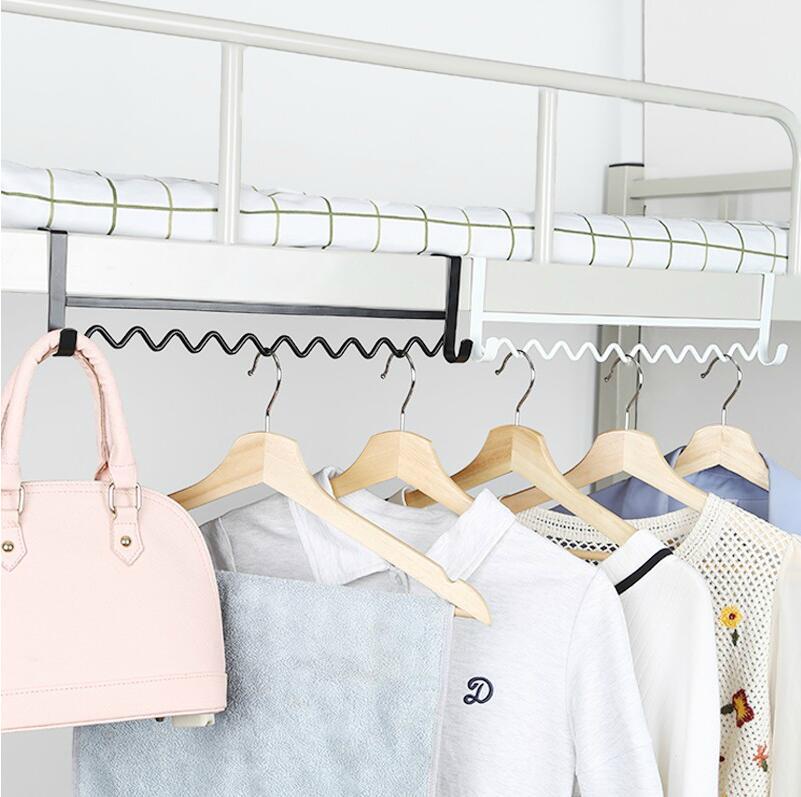 Dormitory Clothes Hanging Artifact Bedside Hook Upper and Lower Bunk Storage Rack Hanger Hanger Female Student Dormitory Good Things
