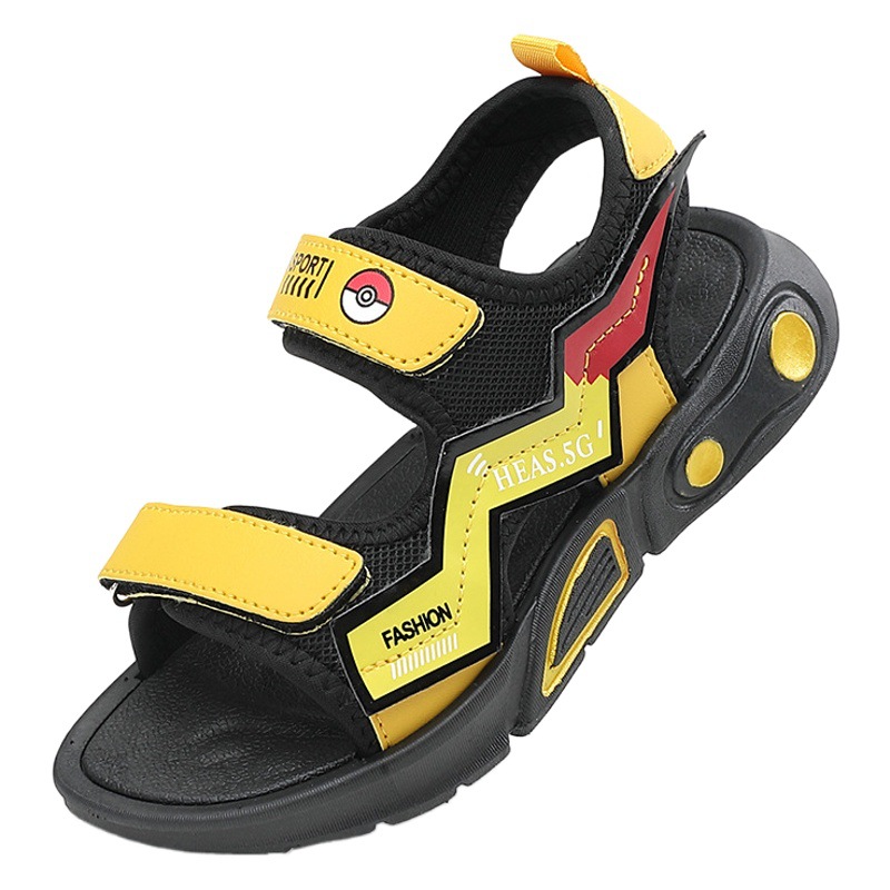 Factory children's sandals boys beach shoes primary school children big children handsome breathable sports foreign trade cross-border in stock