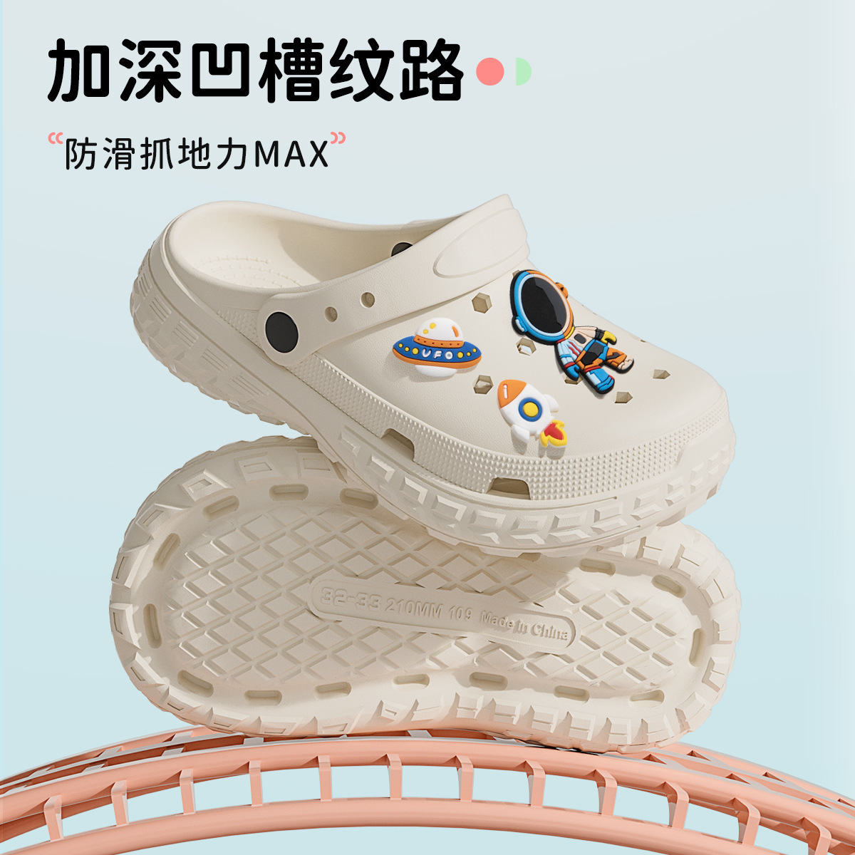 Picture of Children's Slippers Girls' Summer Cave Shoes Baby Home Non-slip Boys' Big Children Parent-child Sandals for Women