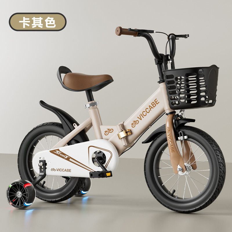 Picture of Children's Bicycles 3-5-7-9 Years Old Boys and Girls Bicycles 4-8 Years Old 16inch Baby Bicycles for Older Kidsren