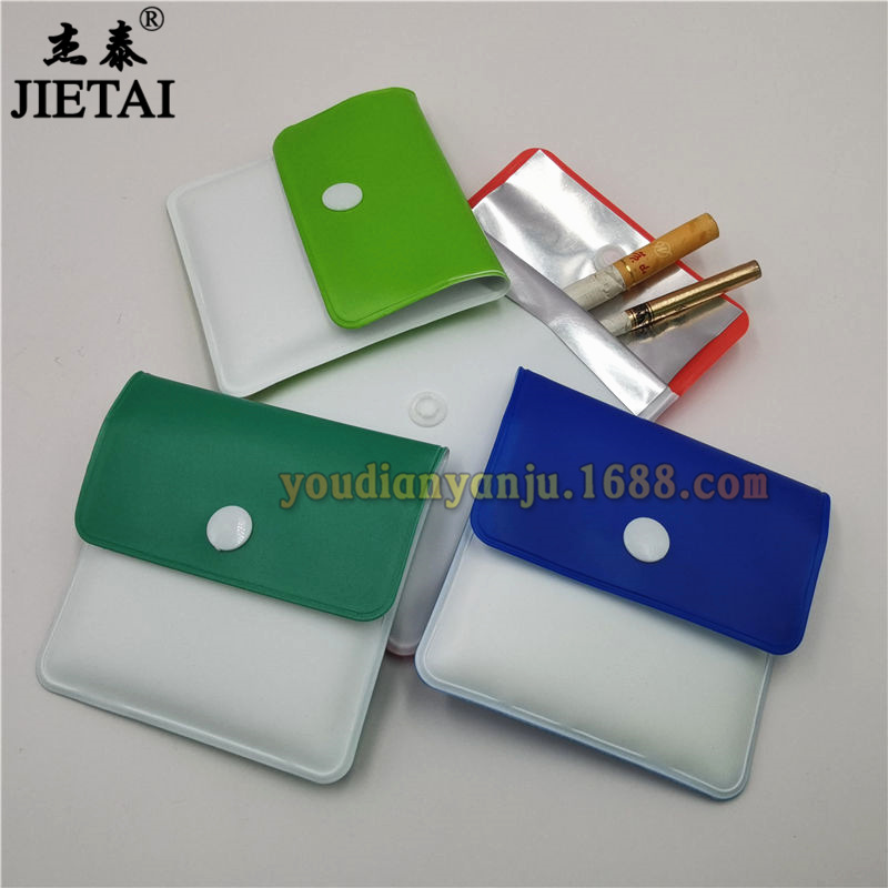 Portable Simple Ash Bag Outdoor Portable Environmental Protection Cigarette Tilt Storage Bag EVA Aluminum Film Recycling Ash Bag
