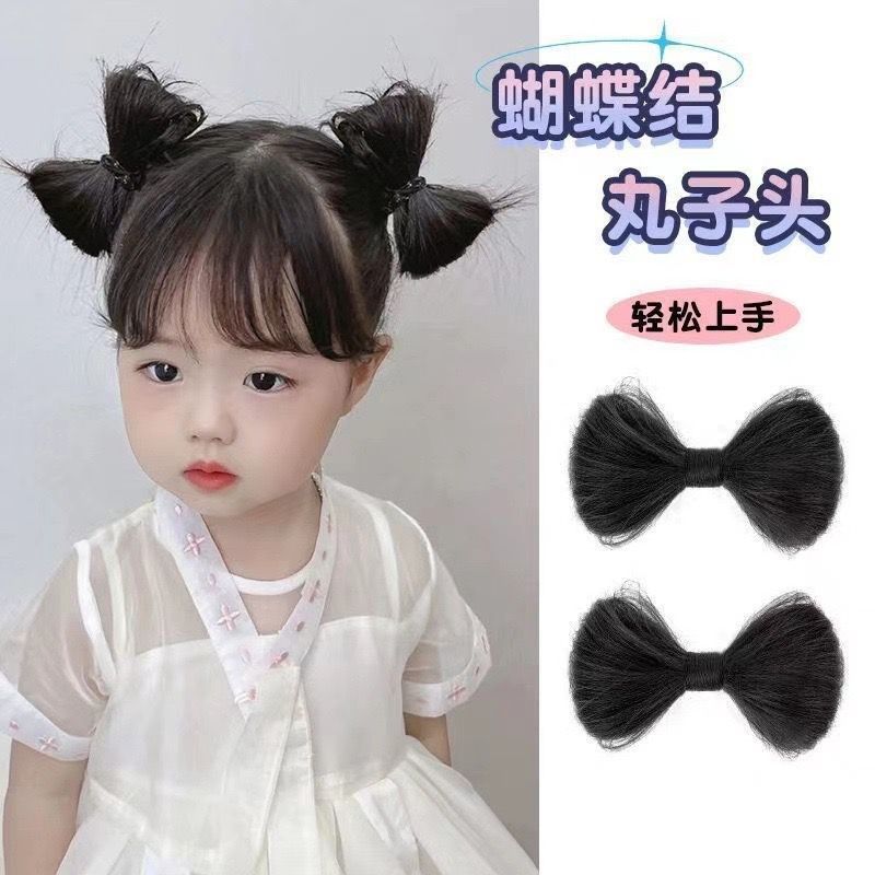 Picture of Women's Bao New Wig Bow Hairpin Baby Hair Accessories Free Hair YK2 Own Bow Headwear