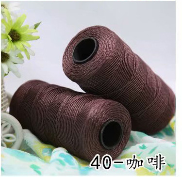 Picture of Three strands of nylon thread twine hook wire knitting hook hat shoes line car seat ice silk wool manufacturers wholesale
