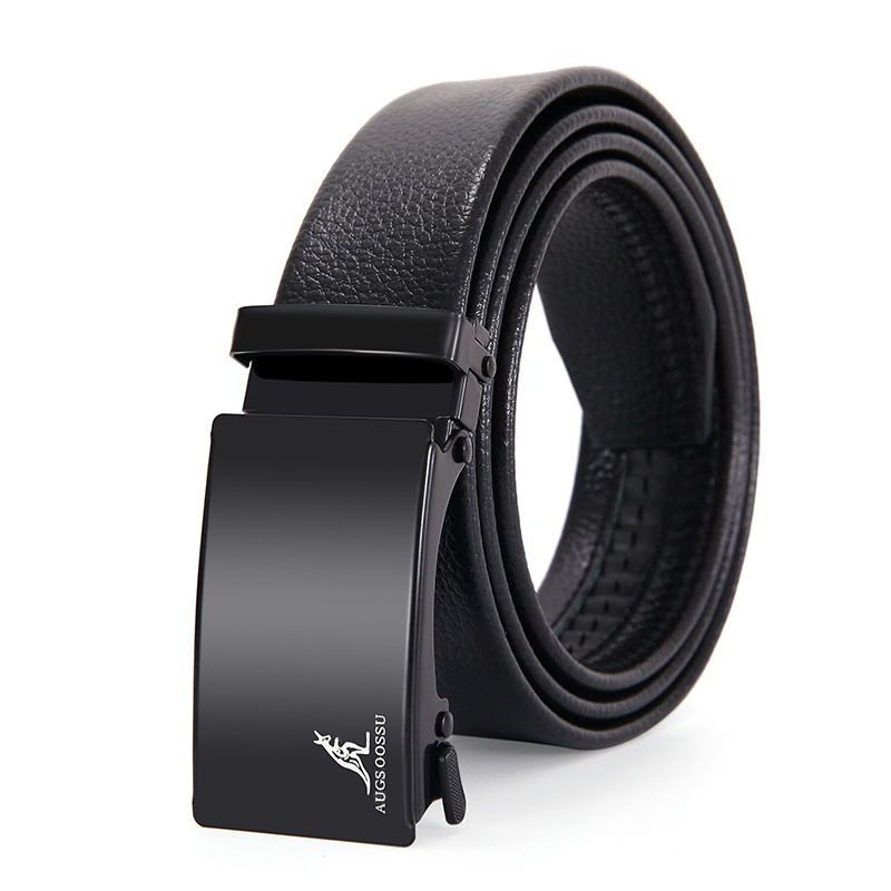 Picture of ceali kievr men's belt automatic buckle kangaroo belt pants belt TikTok fast hand online popular