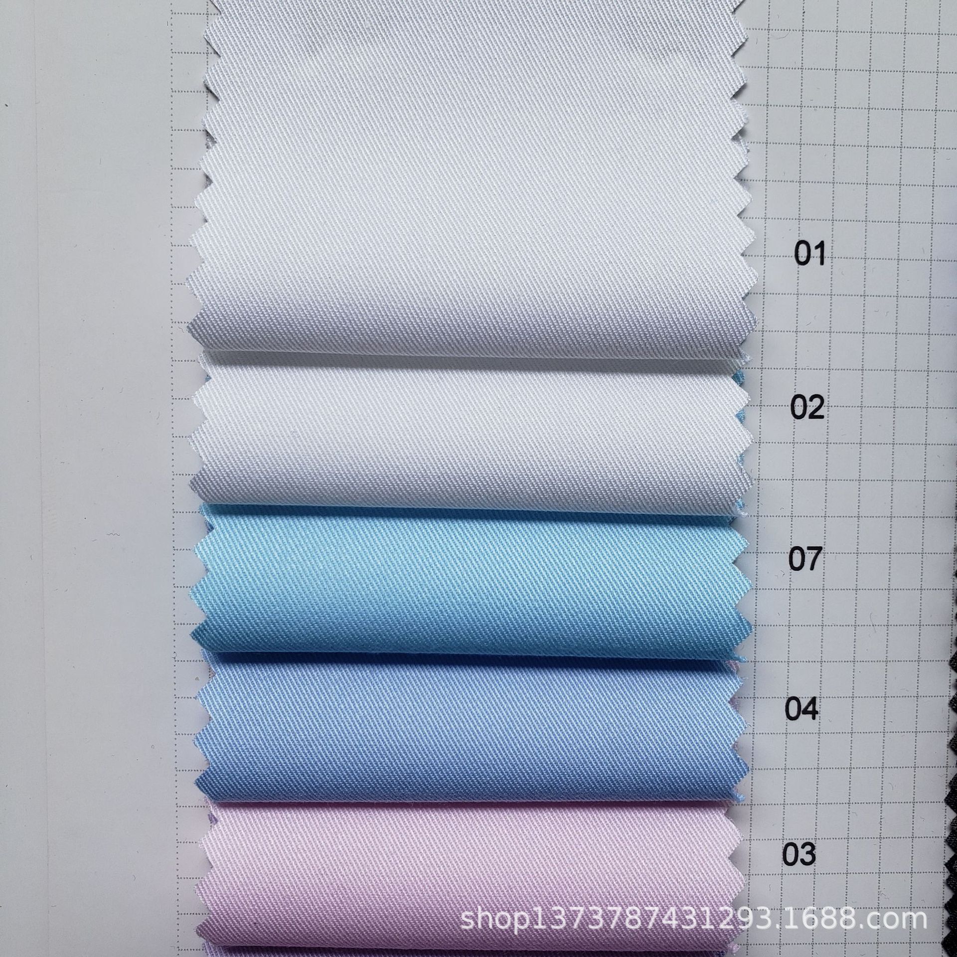 Picture of Spot bamboo fiber 50 twill stretch cloth high-grade non-ironing men's shirt business wear clothing fabric