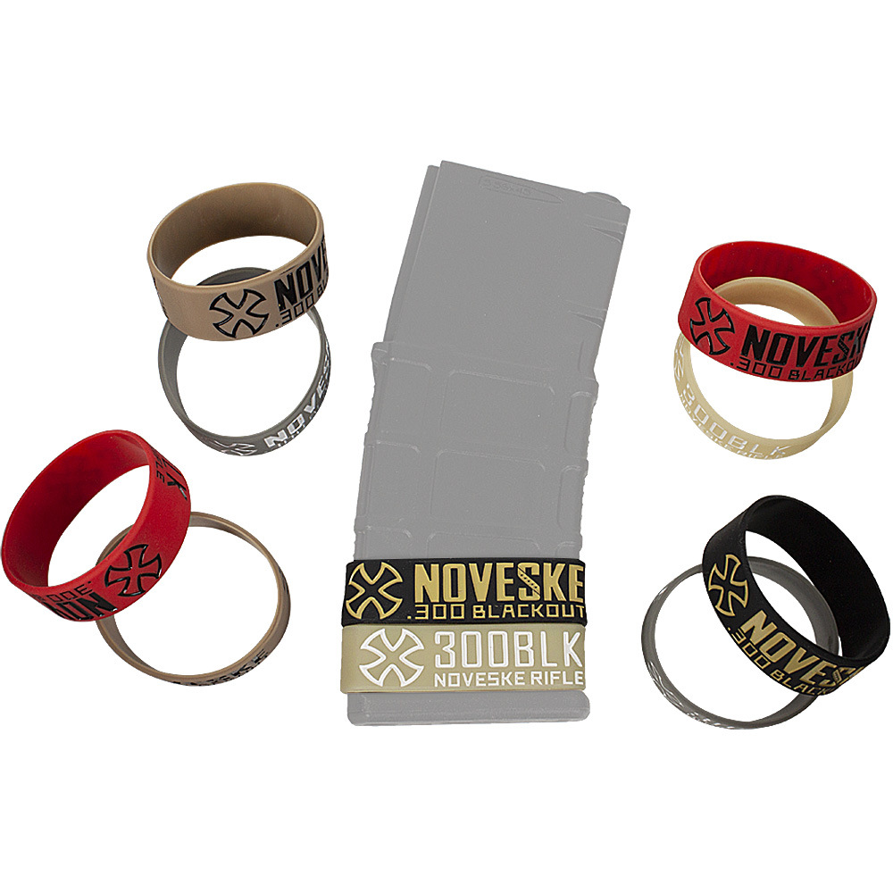 Cross-border Amazon MagazineMarkingBand magazine tag with tactical logo NOVESKE rubber ring
