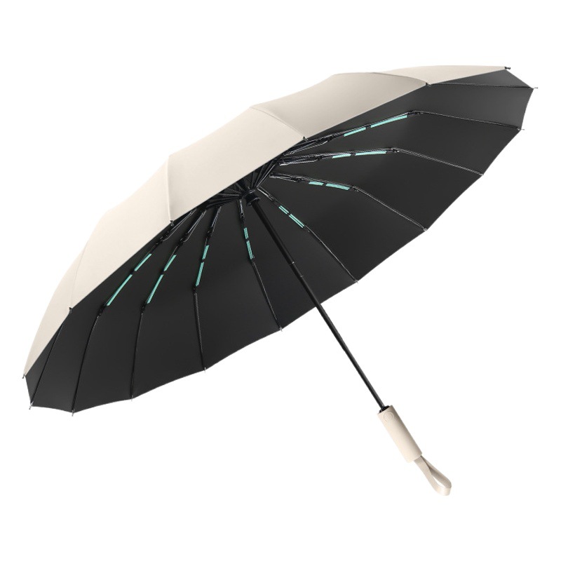Picture of Fully Automatic Umbrella 32 Ribs, Rain or Shine, Sun Protection, Uv Protection, Foldableable Sunshade Umbrella for Men and Women, Gift Wholesale