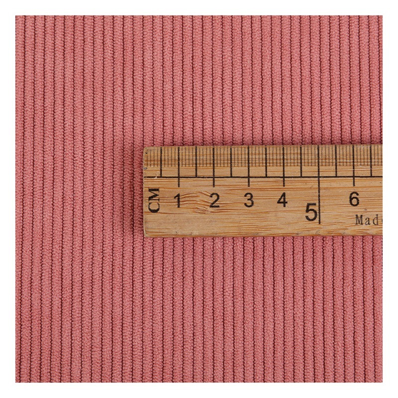 High-Elasticity, No-Wash, 8-Thread Corduroy, Cotton-Like, Warp-Knitted, High-Weight Shirt Fabric, Fine Corduroy