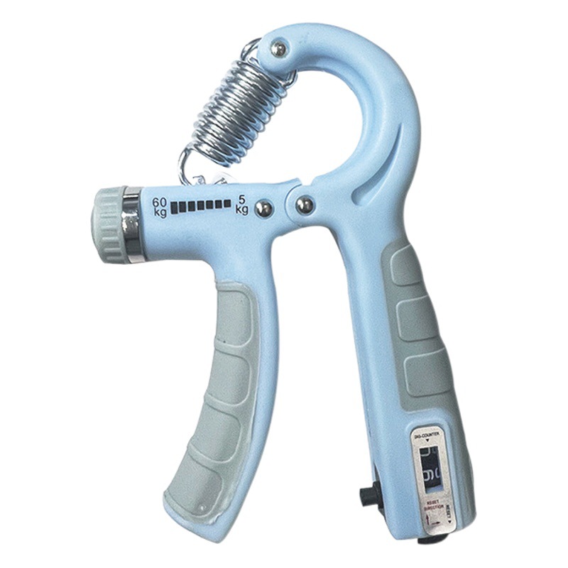 Jinkai Amazon direct supply R-type counting grip finger exerciser portable adjustable plastic grip