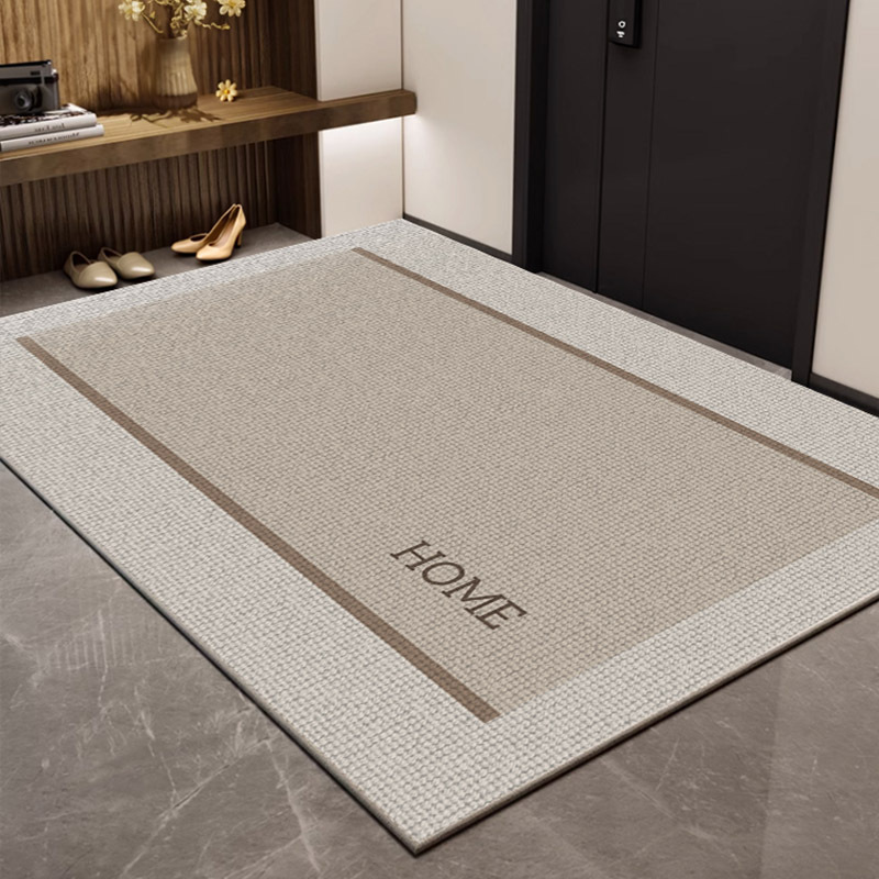 Picture of Entrance Floor Mat Entrance Door Entrance Floor Mat Home Non-Slip Soil Rubbing Carpet Light Luxury High-Level Dirty-Resistant Floor Mat