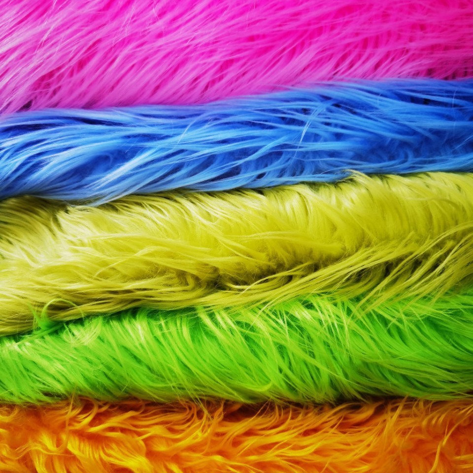 Picture of in stock 42 color 80mm90mm downwater wool plush rolled long wool plush cloth plush cloth