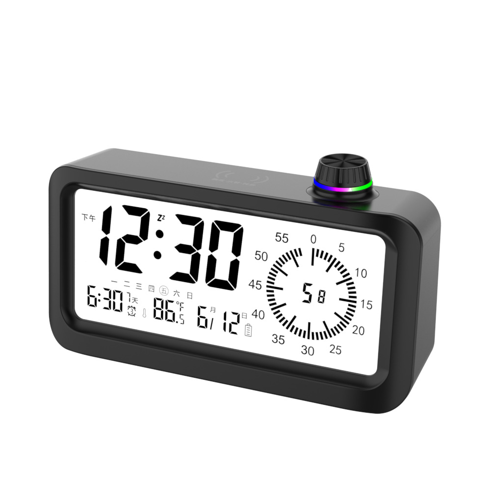 Picture of Learning dedicated children alarm clock student visual timer time management timing voice broadcast electronic alarm clock