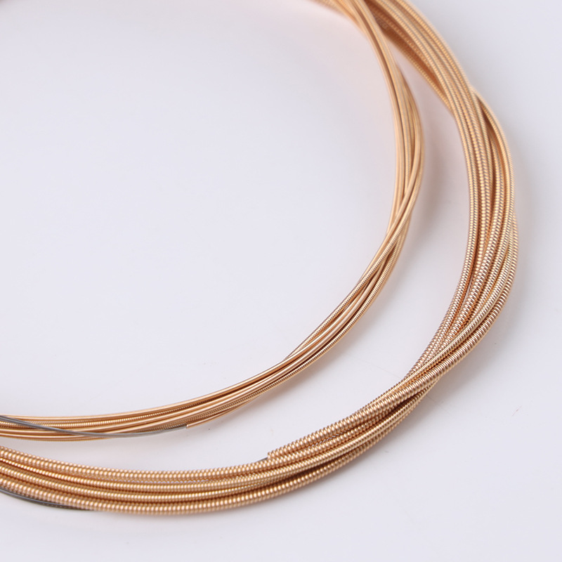Picture of Guitar Strings Electric Guitar 16052 Brass Set Coated Phosphor Copper Classical Musical Instrument Guitar Acoustic Guitar Strings