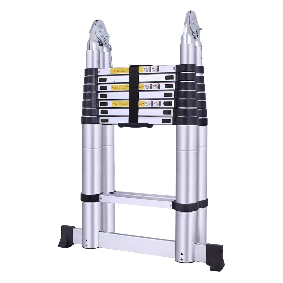 Picture of Factory Source Spot Aluminum Alloy Joint Telescopic Ladder Thickened Multifunctional Herringbone Ladder Dual-use Engineering Telescopic Ladder
