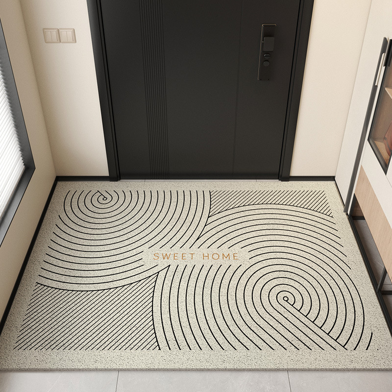 Picture of Advanced Feeling Silk Ring Floor Mat Door Mat Door Mat Door Mat Door Entrance Mat Shoe Changing Area Non-slip Foot Mat Can be Cut