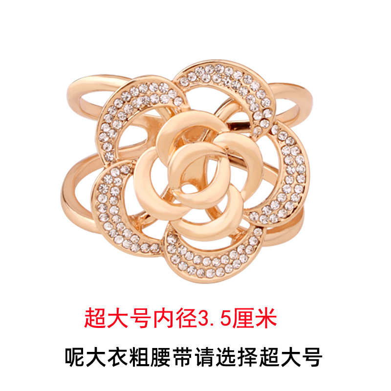 Picture of Woolen coat belt buckle buckle silk scarf buckle new scarf buckle waist buckle large windbreaker belt buckle for women