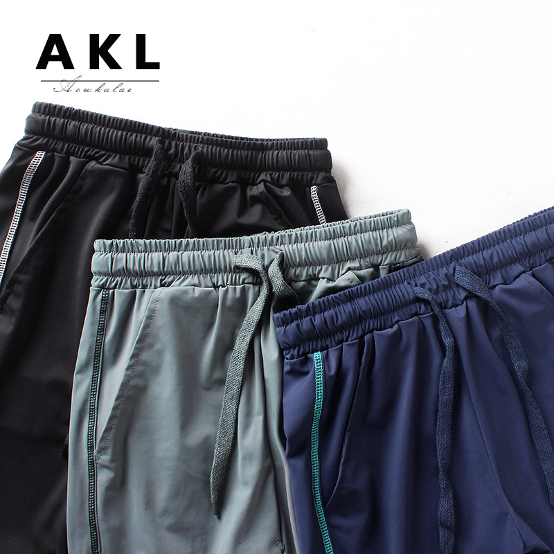 Picture of Summer Children's Pants Korean Boys' Ultra-thin Sports Pants Large Children's Casual Ice Silk Quick-drying Pants Children's Anti-mosquito Pants