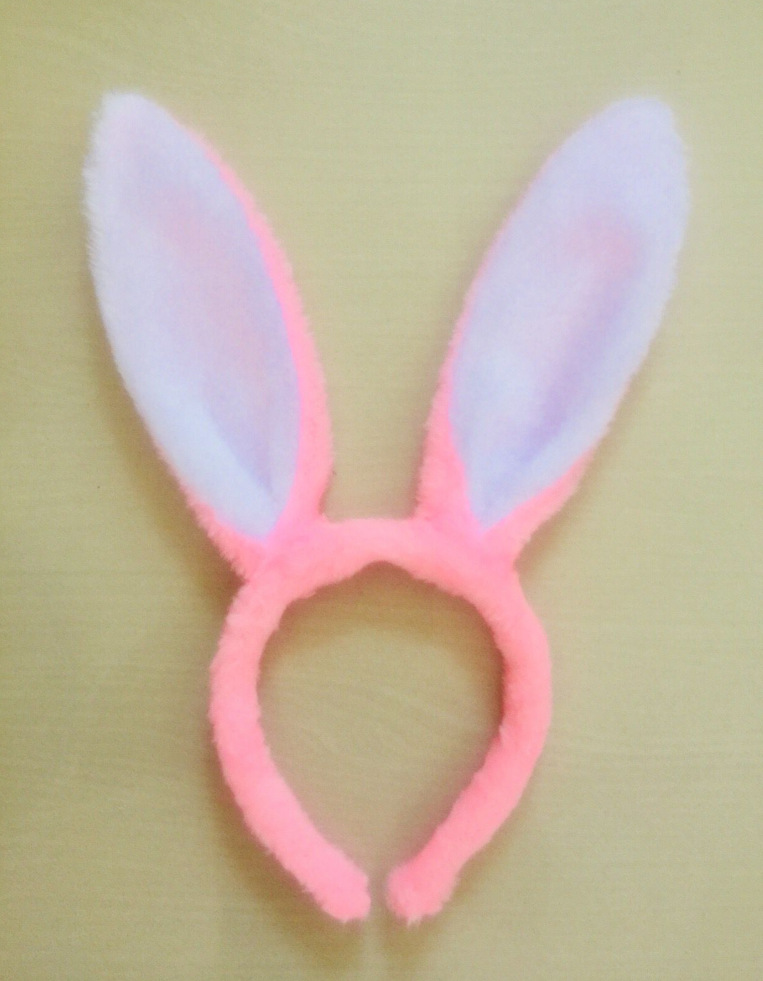 Picture of Easter Bunny Ears Headband Sequined Easter Bunny Plush Bunny Girl Small Animal Headband Props