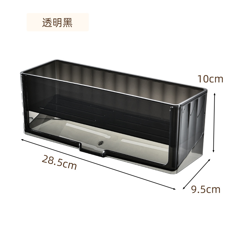 Picture of Kitchen Sink Storage Rack Installation-Free Dish-Washing Sink Rag Storage Shelf Kitchen Sink PET Drain Storage Rack