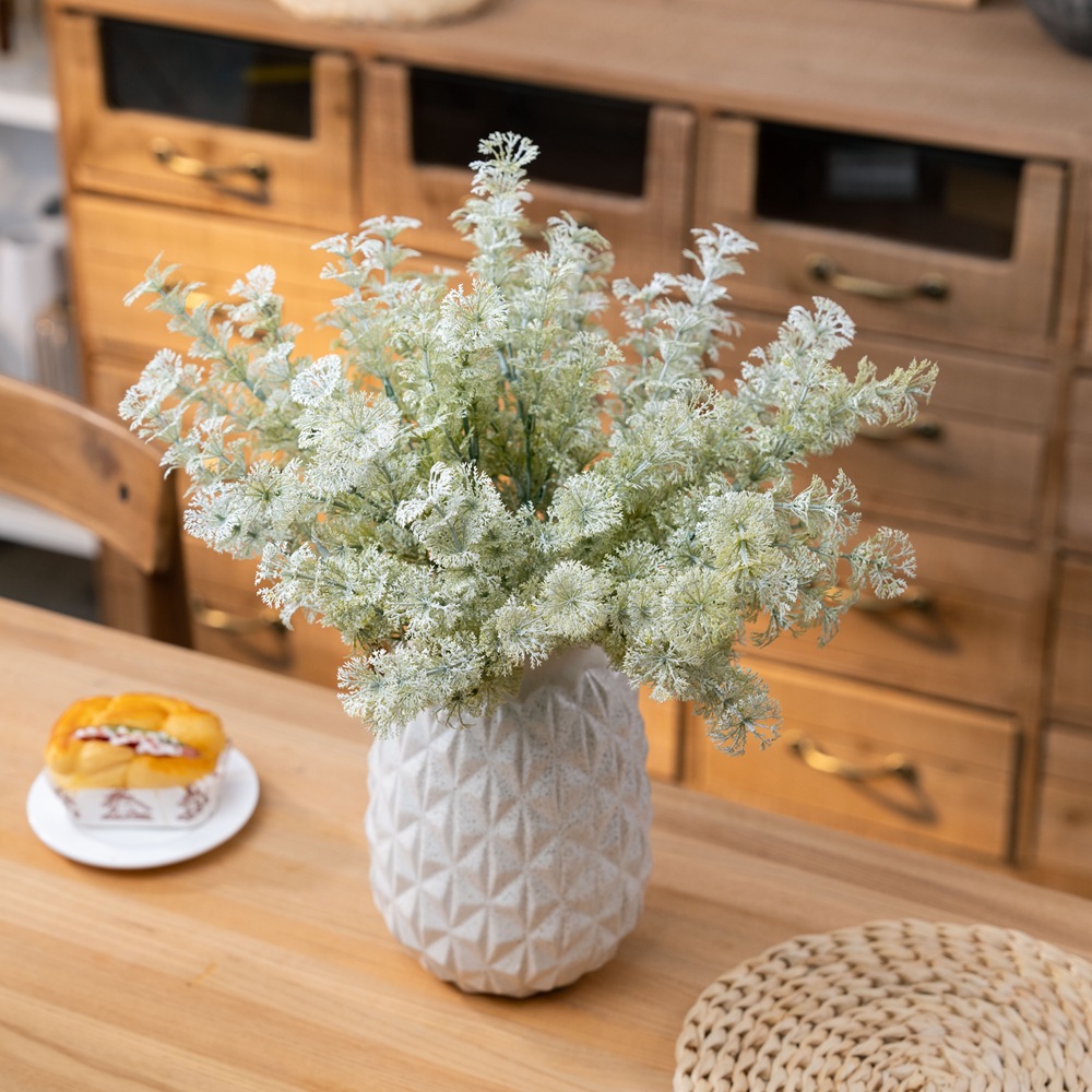 Vanilla Ins Style with Grass Scandinavian Style Artificial Flower Manufacturer Home Decoration Wedding Plant Wall Artificial Flower Mw56002