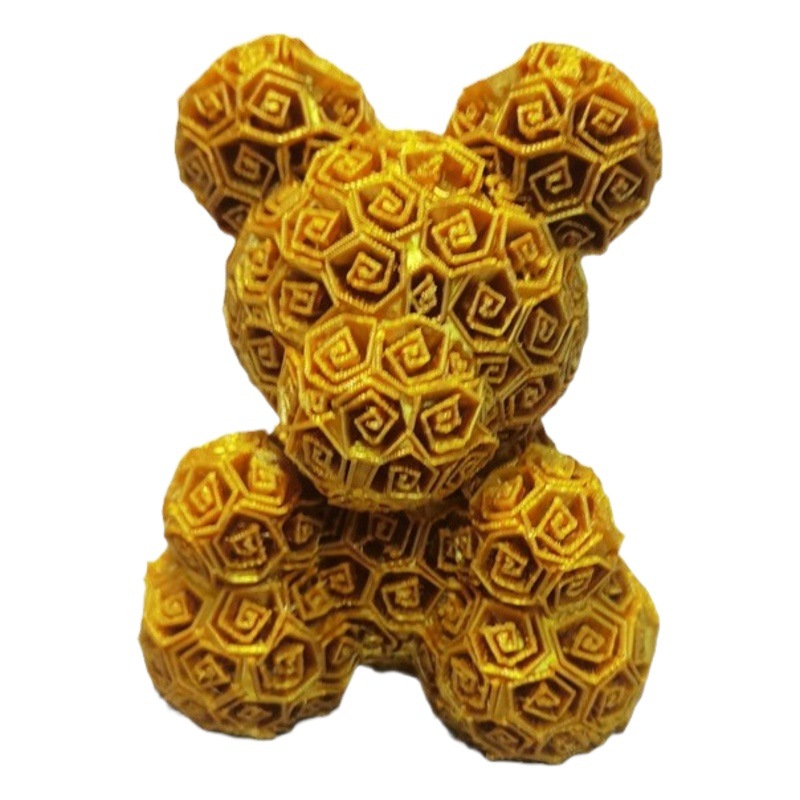 Special Promotion Rose Bear Doll 3D Printed Bear Blind Box Cross-Border Best-Selling Supply Creative Jewelry Ornaments Toys