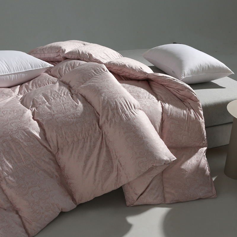 200 Down Quilt 98 White Goose Down Winter Quilt Cotton Spring and Autumn Quilt Core Thickened Warm Goose Down Quilt Double Quilt