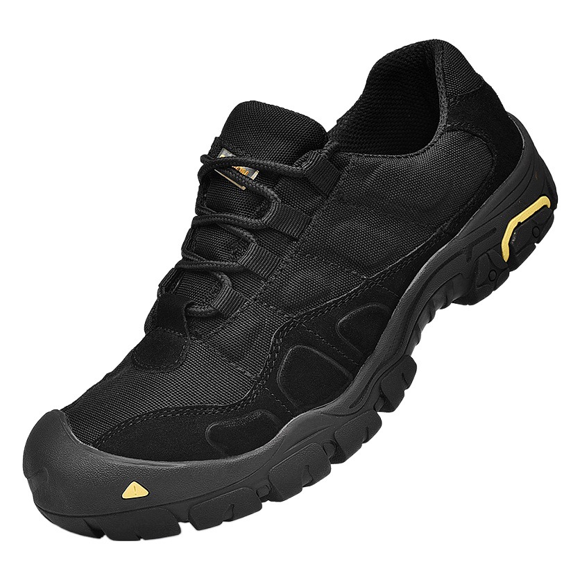 Cross-border plus size sand color combat boots breathable outdoor low-top military boots non-slip breathable shock-absorbing low-top hiking shoes 5189