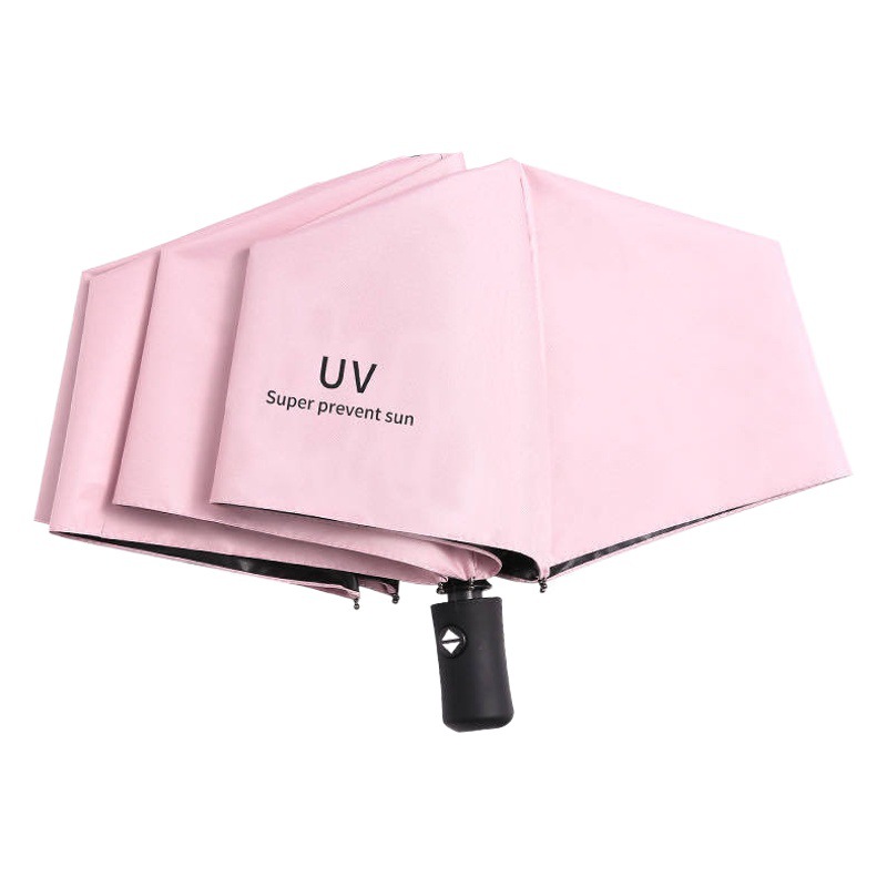 Uv Fully Automatic Vinyl Sunshade Umbrella, Rain or Shine 70% off Stacked Sun Umbrella, Custom Logo Advertising Umbrella