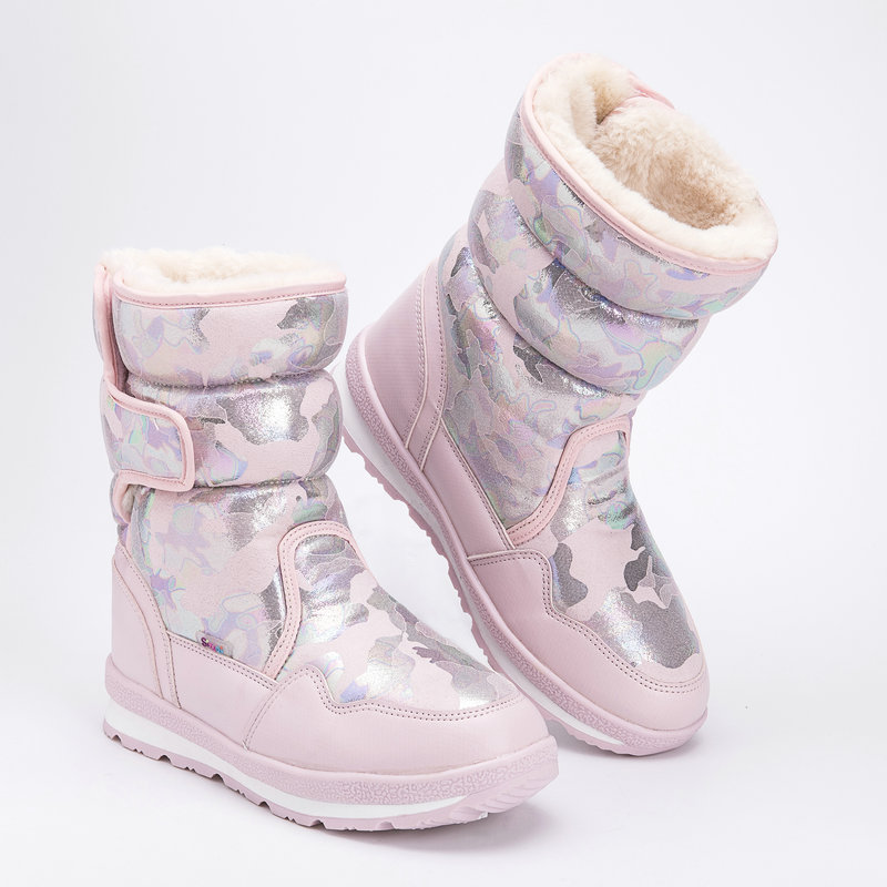 [Purchase] 2025 New Winter Sitaqi Travel Family Snow Boots Mid-Calf Kidsren's Warm Cotton Shoes