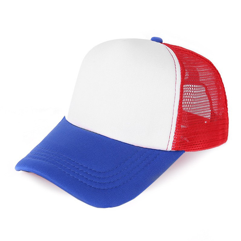 Picture of Sponge net cap printed logo blank advertising cap factory wholesale travel hat parent-child cap embroidered baseball cap