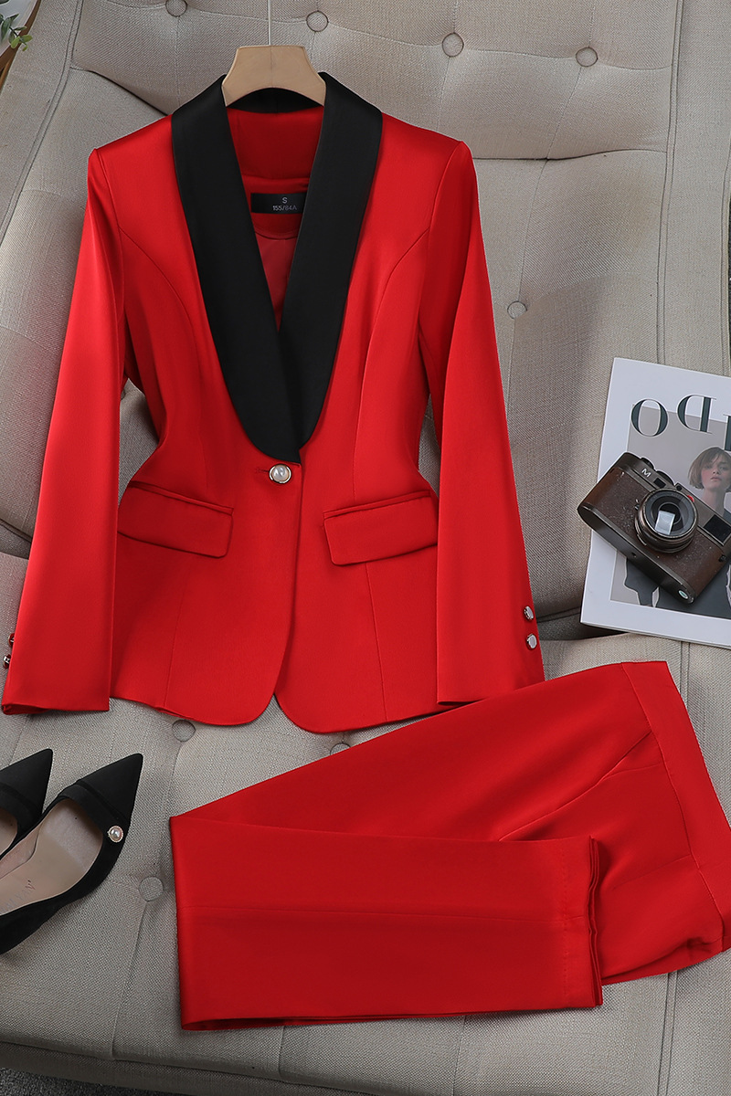 Picture of Business Wear Women's Cross-border Autumn and Winter New Fashion Formwork Suit Business Casual Suit Work Clothes