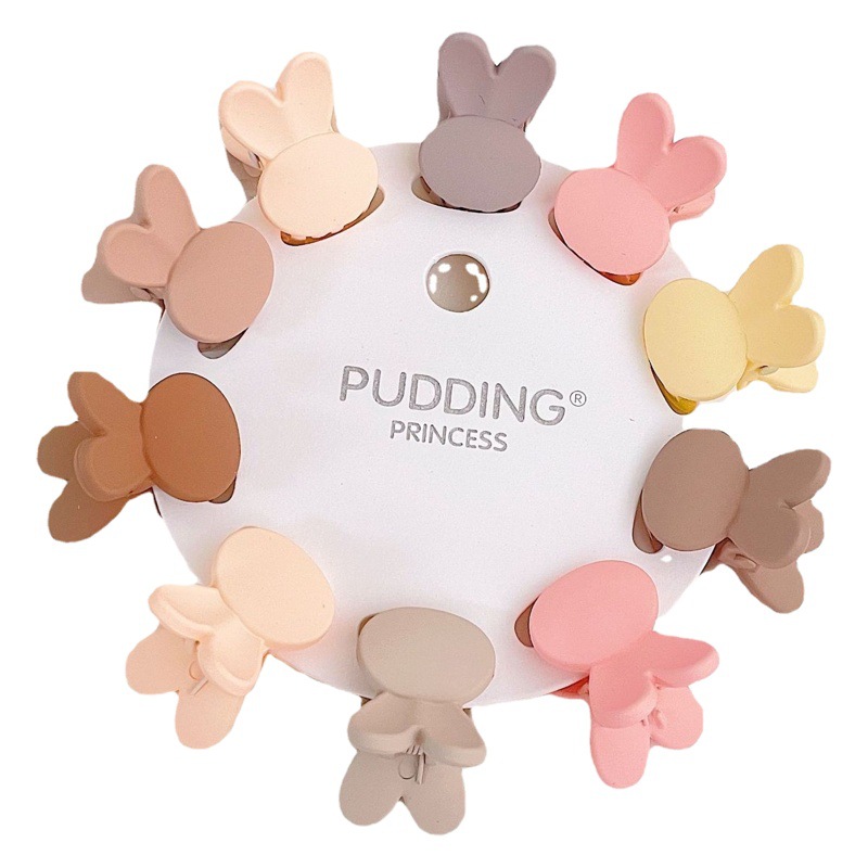 Japanese and Korean mini cute oatmeal color gripper children sweet braided hair milk tea color small size gripper bangs clip princess hair