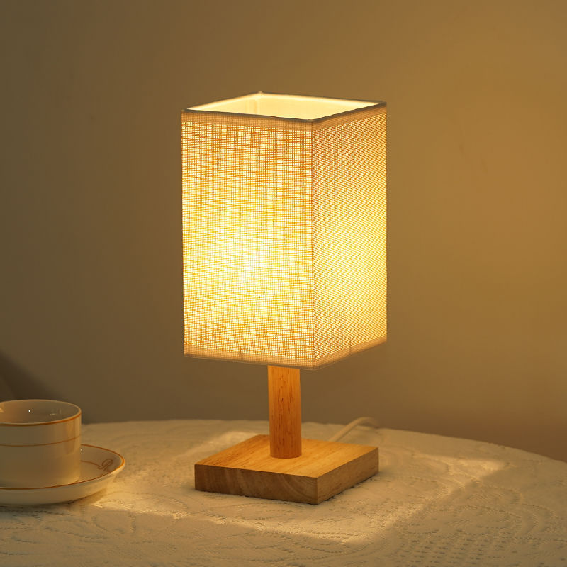 Nordic small table lamp, bedside lamp, charging, remote control night light, baby feeding, bedroom sleep light, atmosphere, cross-border e-commerce